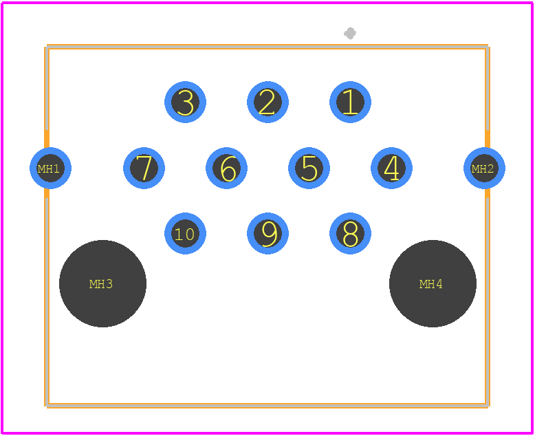 09455459012 - HARTING PCB footprint - Other - Other - 09455459012-3