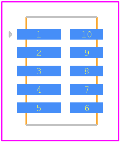 874370543 - Molex PCB footprint - Other - Other - 874370543-1