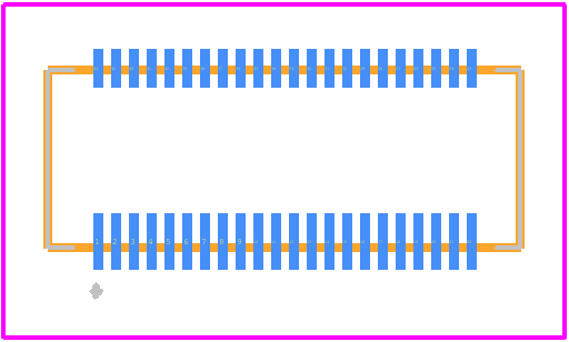 FH29BW-44S-0.2SHW(05) - Hirose PCB footprint - Other - Other - FH29BW-44S-0.2SHW(05)-1