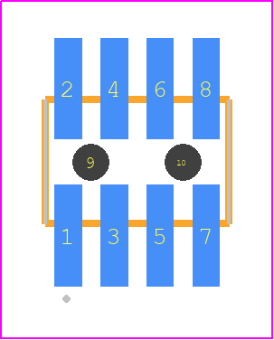 FTSH-104-02-LM-DV-A - SAMTEC PCB footprint - Other - Other - FTSH-104-XX-YYY-DV-A