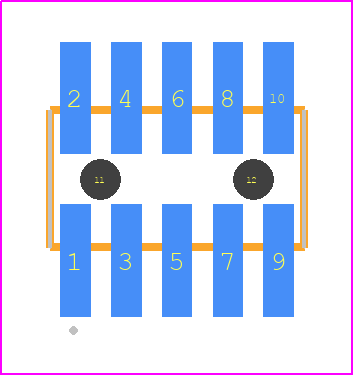 FTSH-105-01-G-DV-A - SAMTEC PCB footprint - Other - Other - FTSH-105-XX-YYY-DV-A