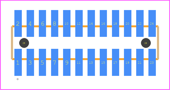 FTSH-112-01-LM-DV-A - SAMTEC PCB footprint - Other - Other - FTSH-112-XX-YYY-DV-A