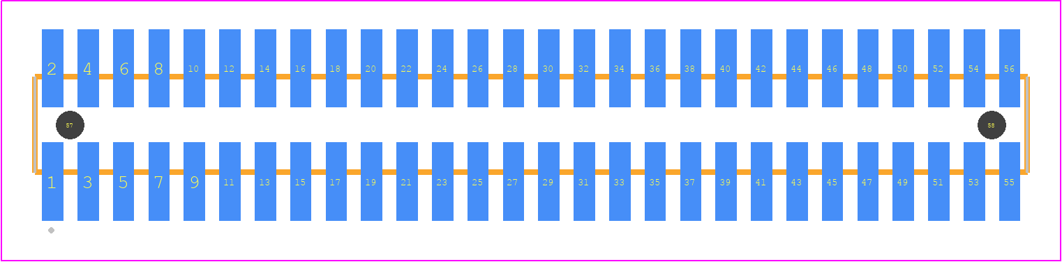 FTSH-128-04-F-DV-A - SAMTEC PCB footprint - Other - Other - FTSH-128-XX-YYY-DV-A