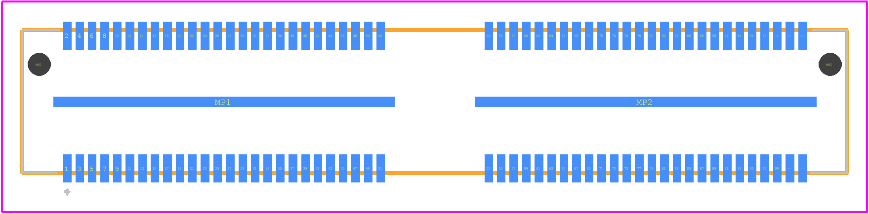 QMS-052-06.75-L-D-A - SAMTEC PCB footprint - Other - Other - QMS-052-06.75-L-D-A-1