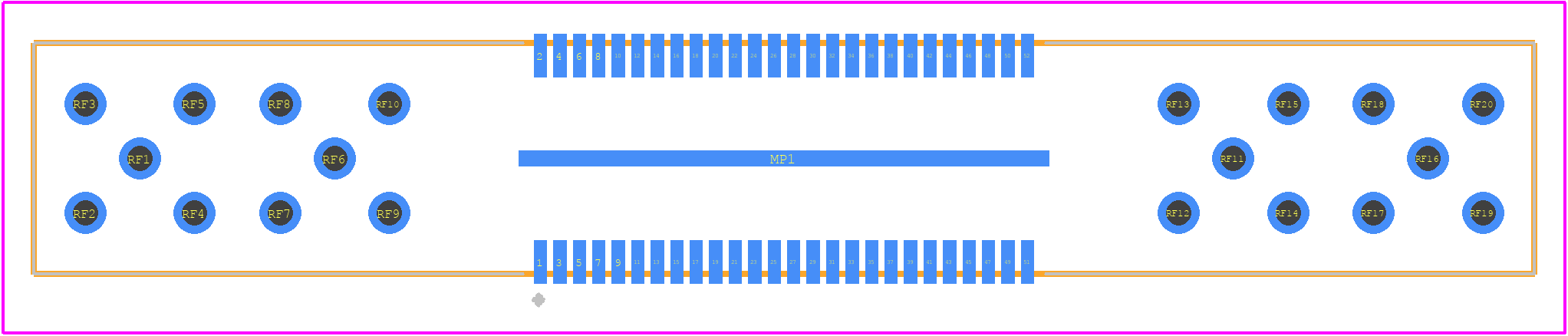 QMS-026-05.75-L-D-RF2 - SAMTEC PCB footprint - Other - Other - QMS-026-05.75-L-D-RF2-2