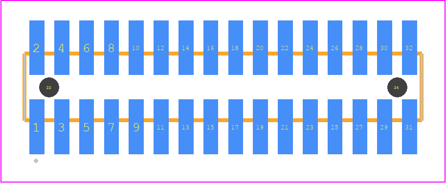 FTSH-116-03-S-DV-K-A-P - SAMTEC PCB footprint - Other - Other - FTSH-116-XX-YYY-DV-K-A-P