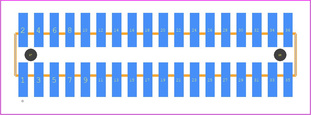 FTSH-118-02-SM-DV-K-A-P - SAMTEC PCB footprint - Other - Other - FTSH-118-XX-YYY-DV-K-A-P