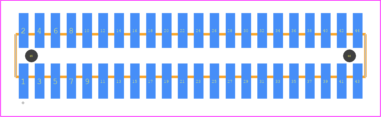 FTSH-122-03-LTL-DV-K-A-P - SAMTEC PCB footprint - Other - Other - FTSH-122-XX-YYY-DV-K-A-P