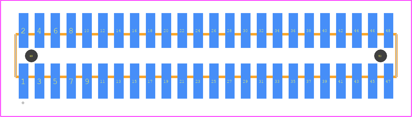 FTSH-124-04-LTL-DV-K-A-P - SAMTEC PCB footprint - Other - Other - FTSH-124-XX-YYY-DV-K-A-P