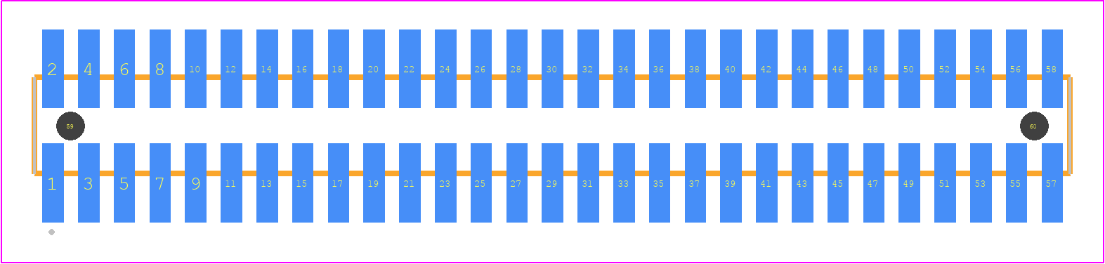 FTSH-129-01-H-DV-K-A-P - SAMTEC PCB footprint - Other - Other - FTSH-129-XX-YYY-DV-K-A-P