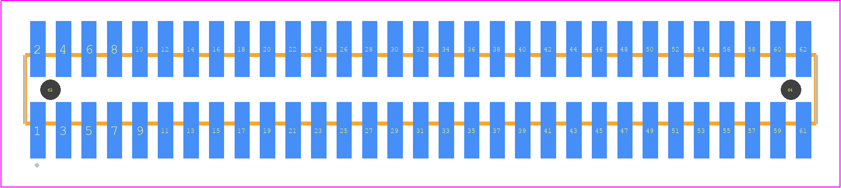 FTSH-131-14-LM-DV-K-A-P - SAMTEC PCB footprint - Other - Other - FTSH-131-XX-YYY-DV-K-A-P