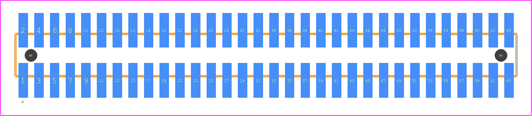 FTSH-132-01-L-DV-K-A-P - SAMTEC PCB footprint - Other - Other - FTSH-132-XX-YYY-DV-K-A-P