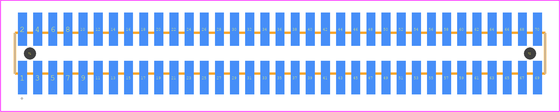 FTSH-135-01-G-DV-A-P-TR - SAMTEC PCB footprint - Other - Other - FTSH-135-XX-YYY-DV-A-P-TR