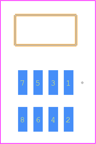 FTSH-104-02-LTL-DH - SAMTEC PCB footprint - Other - Other - FTSH-104-XX-YYY-DH