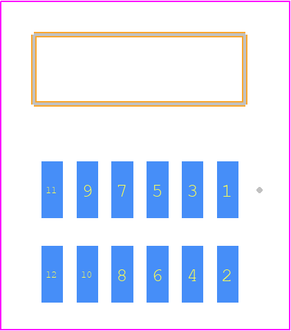 FTSH-106-04-LM-DH - SAMTEC PCB footprint - Other - Other - FTSH-106-XX-YYY-DH