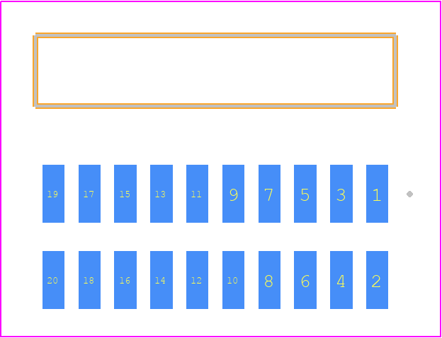 FTSH-110-04-LM-DH - SAMTEC PCB footprint - Other - Other - FTSH-110-XX-YYY-DH