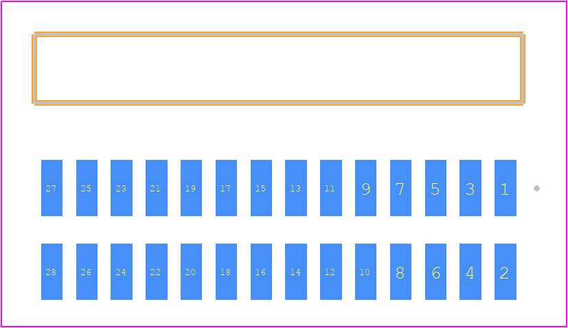 FTSH-114-01-STL-DH - SAMTEC PCB footprint - Other - Other - FTSH-114-XX-YYY-DH