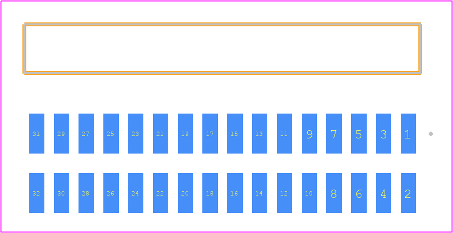 FTSH-116-01-H-DH - SAMTEC PCB footprint - Other - Other - FTSH-116-XX-YYY-DH