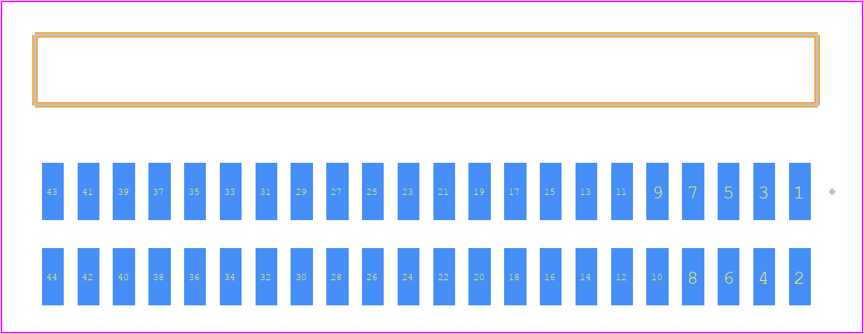 FTSH-122-01-G-DH - SAMTEC PCB footprint - Other - Other - FTSH-122-XX-YYY-DH
