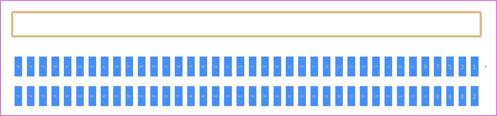 FTSH-138-01-F-DH - SAMTEC PCB footprint - Other - Other - FTSH-138-XX-YYY-DH