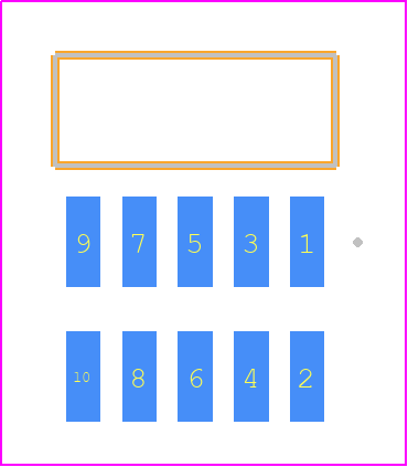 FTSH-105-04-LM-DH-TR - SAMTEC PCB footprint - Other - Other - FTSH-105-XX-YYY-DH-TR