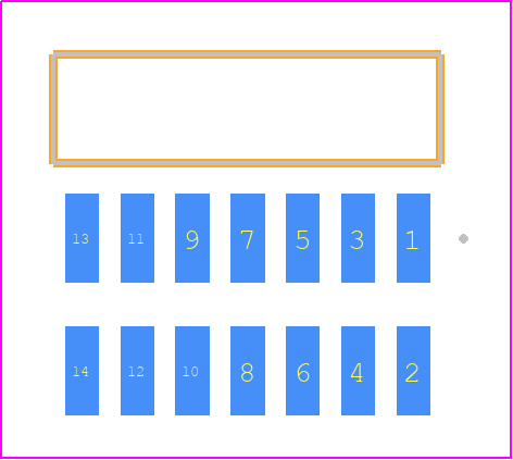 FTSH-107-02-F-DH-TR - SAMTEC PCB footprint - Other - Other - FTSH-107-XX-YYY-DH-TR