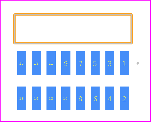 FTSH-108-02-H-DH-TR - SAMTEC PCB footprint - Other - Other - FTSH-108-XX-YYY-DH-TR