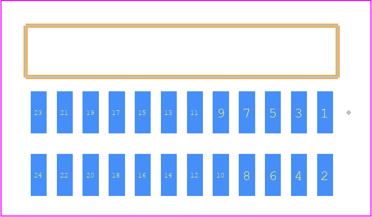 FTSH-112-01-LTL-DH-TR - SAMTEC PCB footprint - Other - Other - FTSH-112-XX-YYY-DH-TR