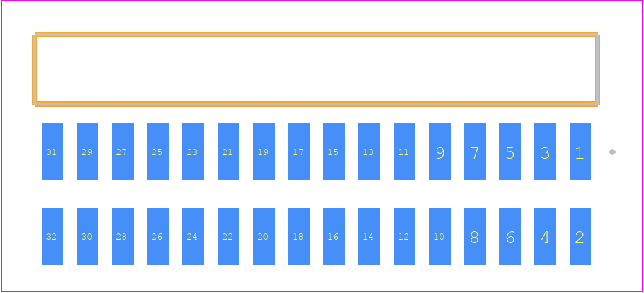 FTSH-116-01-L-DH-TR - SAMTEC PCB footprint - Other - Other - FTSH-116-XX-YYY-DH-TR