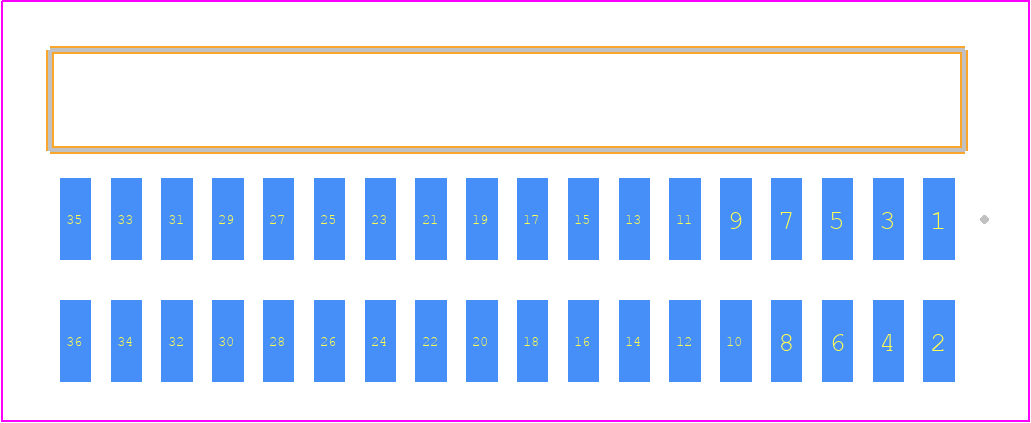 FTSH-118-01-G-DH-TR - SAMTEC PCB footprint - Other - Other - FTSH-118-XX-YYY-DH-TR