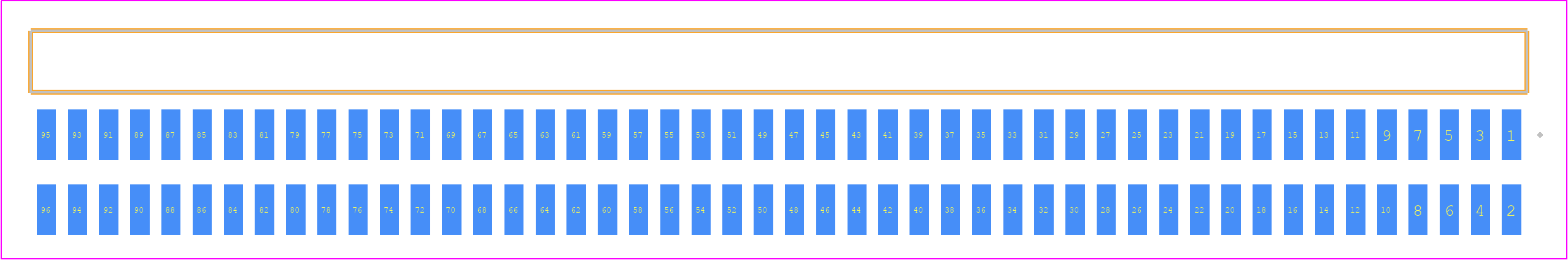 FTSH-148-02-F-DH-TR - SAMTEC PCB footprint - Other - Other - FTSH-148-XX-YYY-DH-TR