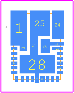 IR38165MTRPBFAUMA1 - Infineon PCB footprint - Other - Other - PG-IQFN-34_Thickness=1.05mm