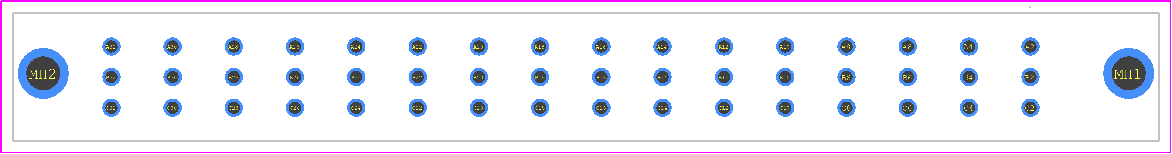 244300 - ERNI PCB footprint - Other - Other - 244300-2