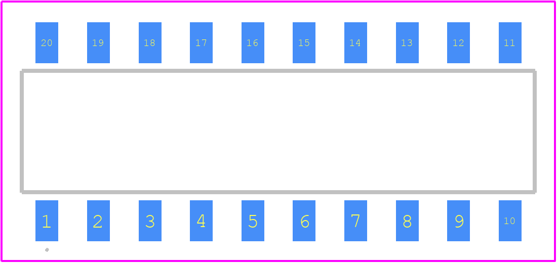 EDSP10SGLFNTR04 - TE Connectivity PCB footprint - Other - Other - EDSP10SGLFNTR04