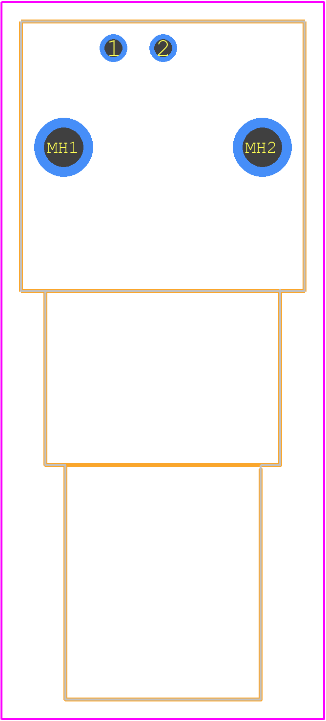 031-5540 - Amphenol PCB footprint - Other - Other - 031-5540-2