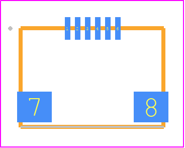 XF2M-0615-1A-R100 - OMRON Electronics PCB footprint - Other - Other - XF2M-0615-1A-R100