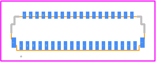 FH26W-37S-0.3SHW(60) - Hirose PCB footprint - Other - Other - FH26W-37S-0.3SHW(60)-1