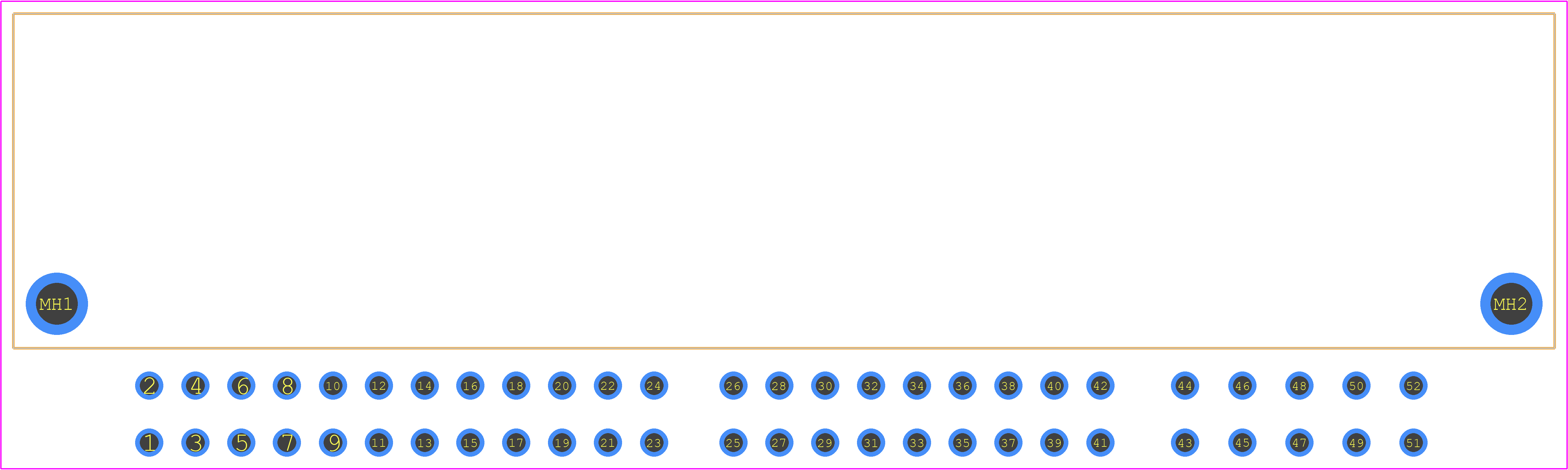 172319-1 - TE Connectivity PCB footprint - Other - Other - 172319-1-3