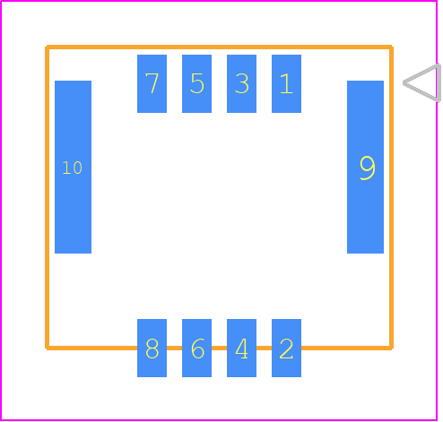 5054330871 - Molex PCB footprint - Other - Other - 50543308YY