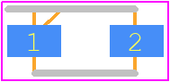 SS1FL4-M3/I - Vishay PCB footprint - Small Outline Diode Flat Lead - Small Outline Diode Flat Lead - SS1FL4-M3/I