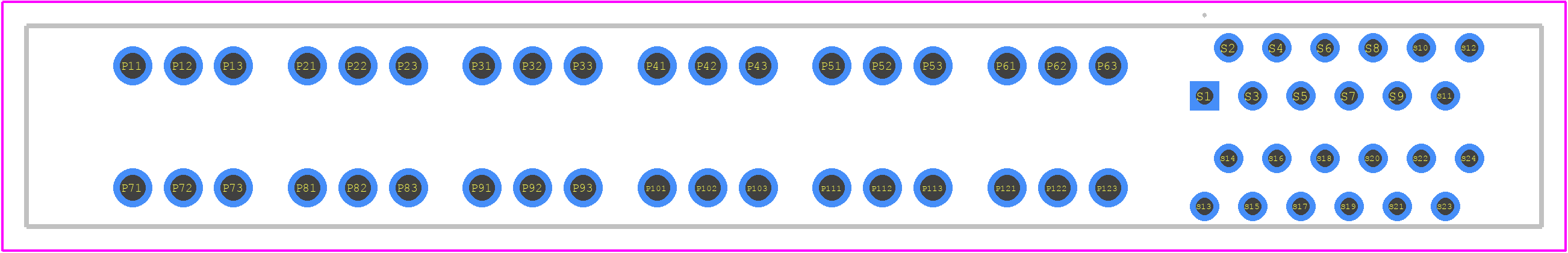 2214913-4 - TE Connectivity PCB footprint - Other - Other - 2214913-4-1