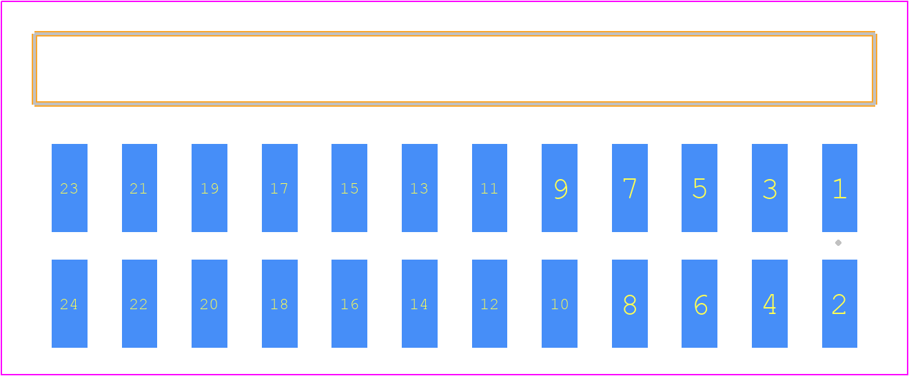 TSM-112-03-S-DH - SAMTEC PCB footprint - Other - Other - TSM-112-ZZ-YYY-DH