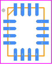 MPQ4430GL-AEC1-Z - Monolithic Power Systems (MPS) PCB footprint - Quad Flat No-Lead - Quad Flat No-Lead - QFN-16
