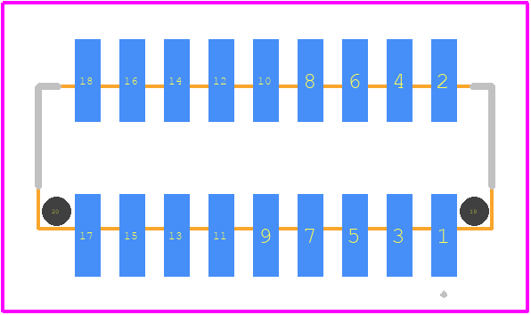 4-174639-8 - TE Connectivity PCB footprint - Other - Other - 4-174639-8-1