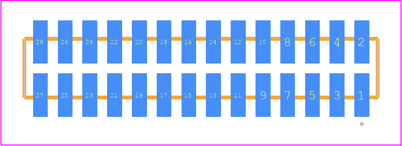 SFMC-114-L2-H-D - SAMTEC PCB footprint - Other - Other - SFMC-114-SS-YY-D