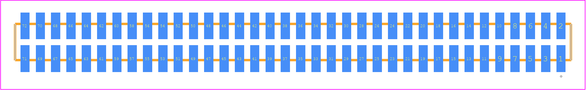 SFMC-136-L2-F-D - SAMTEC PCB footprint - Other - Other - SFMC-136-SS-YY-D
