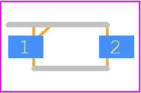 BZT52-C3V3X - Nexperia PCB footprint - Small Outline Diode - Small Outline Diode - SOD-123