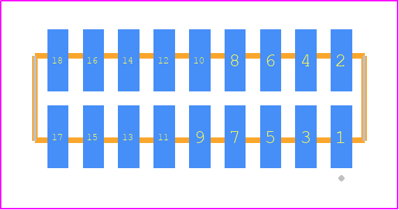 SFMC-109-L2-F-D-TR - SAMTEC PCB footprint - Other - Other - SFMC-109-SS-YY-D-TR