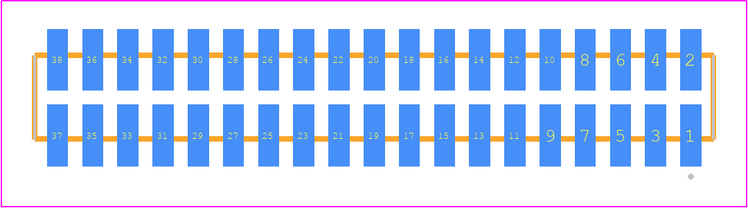 SFMC-119-L2-L-D-TR - SAMTEC PCB footprint - Other - Other - SFMC-119-SS-YY-D-TR