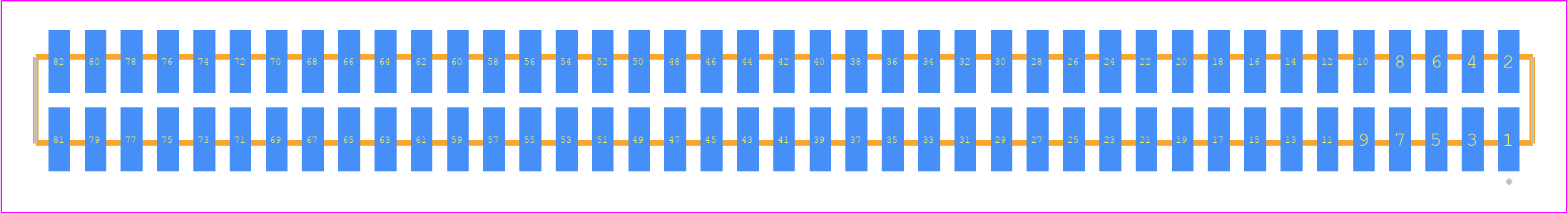 SFMC-141-02-FM-D-TR - SAMTEC PCB footprint - Other - Other - SFMC-141-SS-YY-D-TR